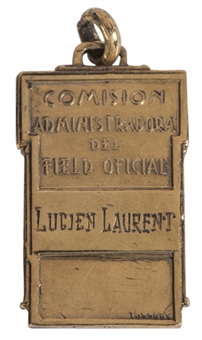 1930 World Cup Medal Presented to Lucien Laurent by CAFO (Letter of Provenance)